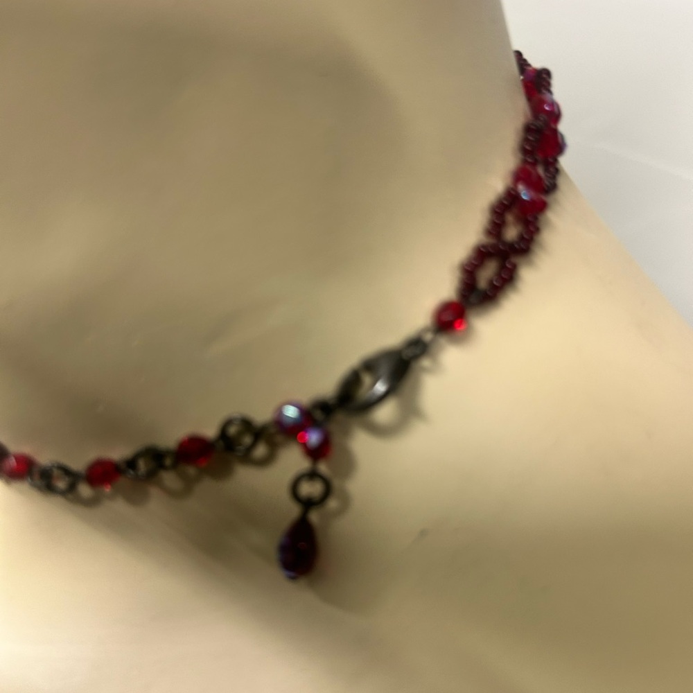 Vintage Seed Bead Choker Necklace ⭐️ - Picture 4 of 4
